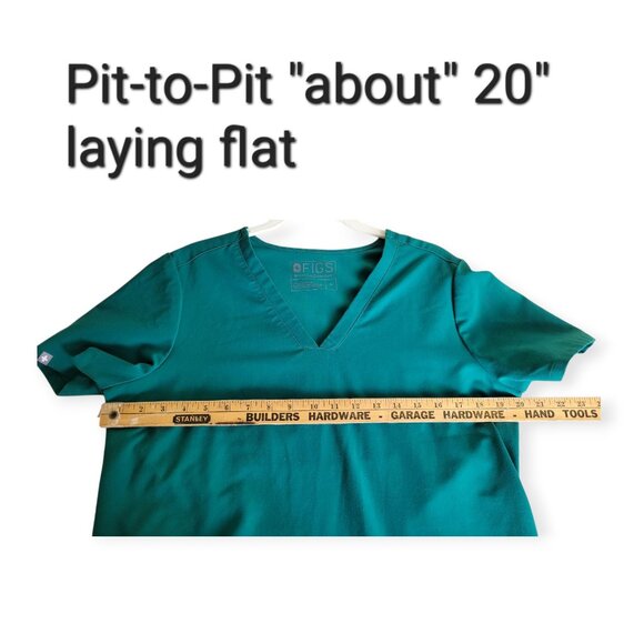 Figs Technical Collection Brilliant Green Women's Medium Scrubs Set - Picture 4 of 16